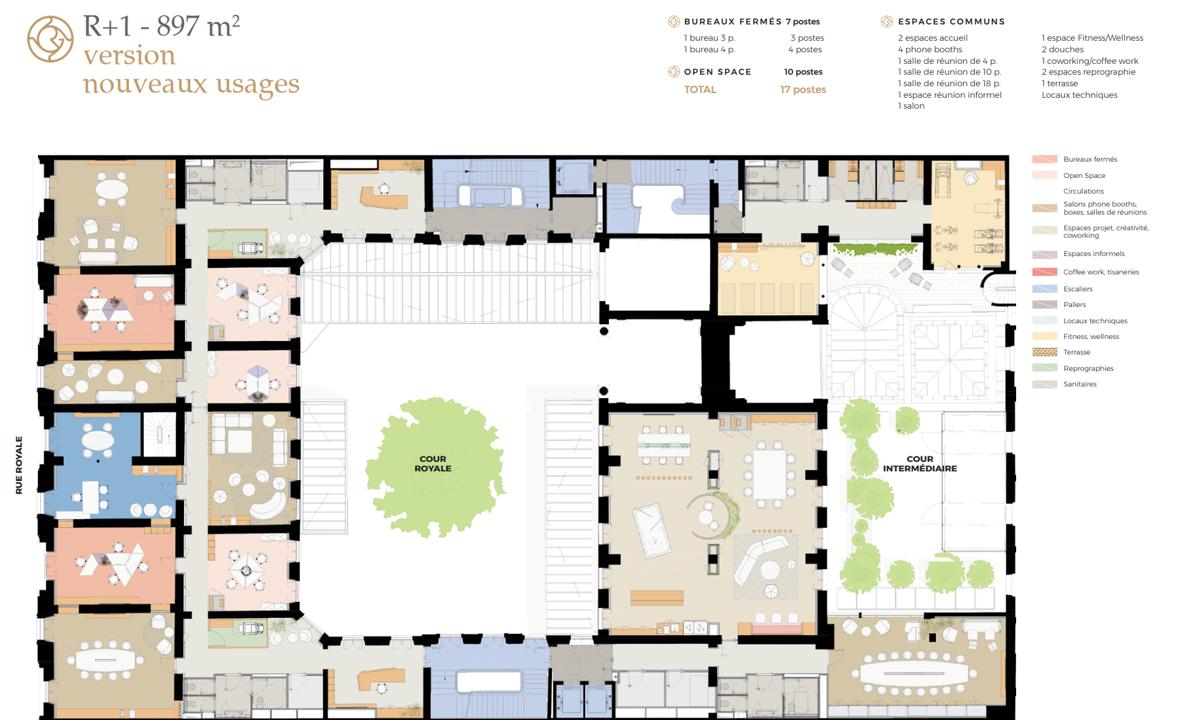 Bureau Paris 5437m² Location bureau Paris OLBUR2200965 15